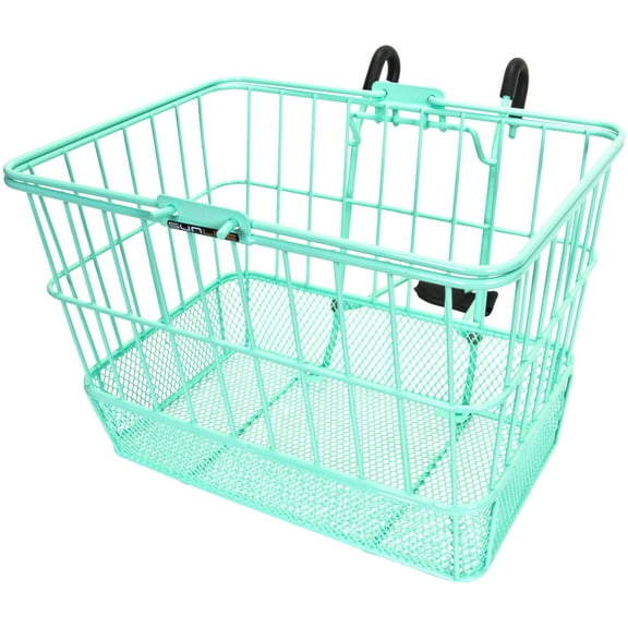 BASKET SunLite Front WIRE/MESH L/O Standard Green w/BRACKET