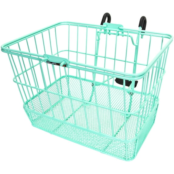 BASKET SunLite Front WIRE/MESH L/O Standard Green w/BRACKET