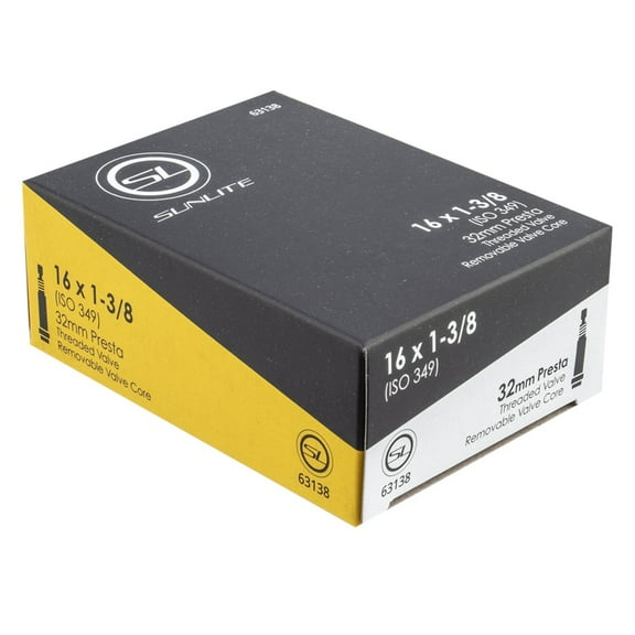 Sunlite Standard Presta Valve 16x1-3/8 (349x32) PV 32mm 0d