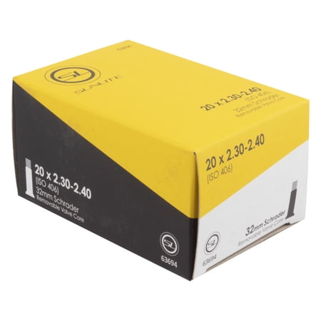 Sunlite Standard Schrader Valve Tubes Sunlt 20x2.30-2.40 Sv Ffw56mm