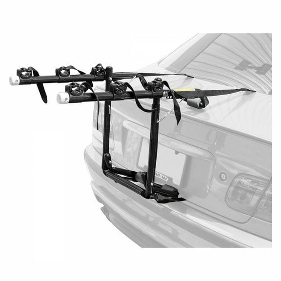 Sunlite TB-340 3-Bike Trunk Rack 3 Bike Black