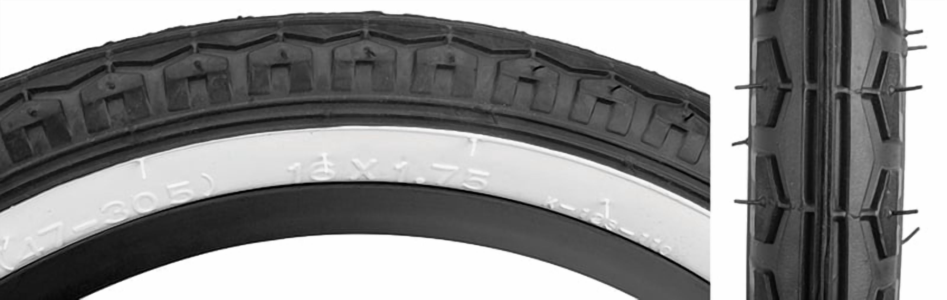 Unitec Pneu vélo de Ville Noir 16 x 1,75 - 60011 - Sport