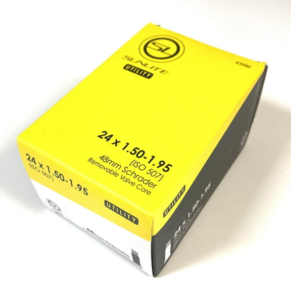 Sunlite Utili-T Standard Schrader Valve Tubes 24x1.50-1.95 SV 48mm 0d