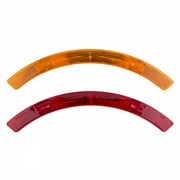 Sunlite Wheel Reflector Set Long Red/Amber