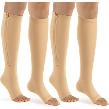 FUTURO Women's Compression Knee Highs, Large, Moderate Compression ...