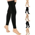 thumbnail image 1 of Sunm Boutique Black Thigh High Compression Stockings 20-32mmHg Toeless Compression Socks for Women & Men（1 Pair , 3XL）, 1 of 7