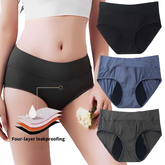 Sunm Boutique Menstrual Underwear | Heavy Absorbency (50ml) | 4-Side Leakproof with Extended Front & Back Protection