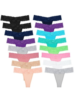 FINETOO No Show Panties for Women Seamless Breathable Underwear Invisible  Hipster Thongs 6 Pack XS-XL