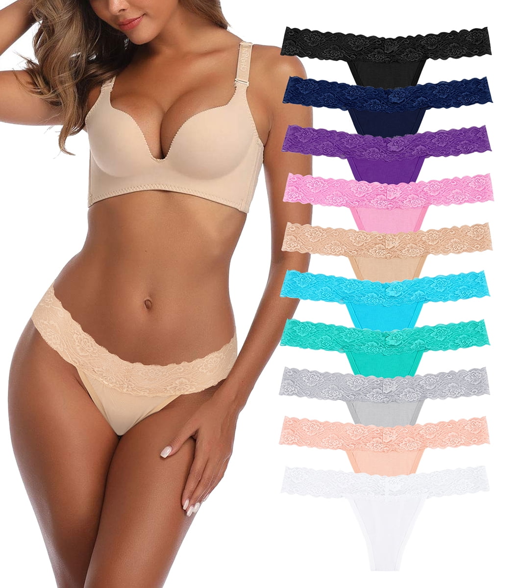 Adore Me Super Sexy Pack Thong Women's Panties Plus and Regular Sizes 