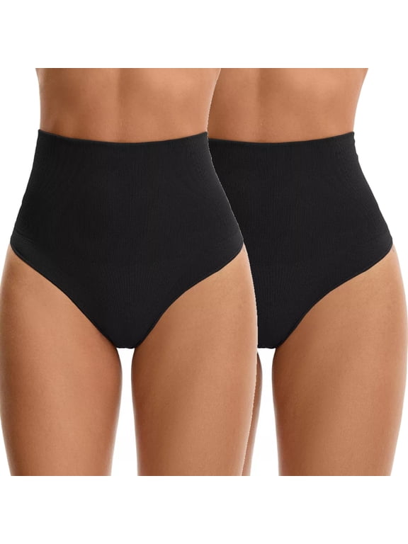 Tummy Control Thong Shapewear for Women Seamless Shaping Thong Panties Body Shaper Underwear