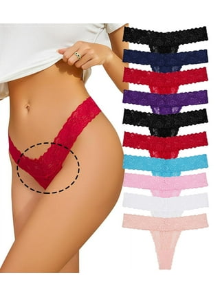 Women G-String Thong Sequin Butterfly Lace Panties Low Waist Elastic Underwear  Underpants 