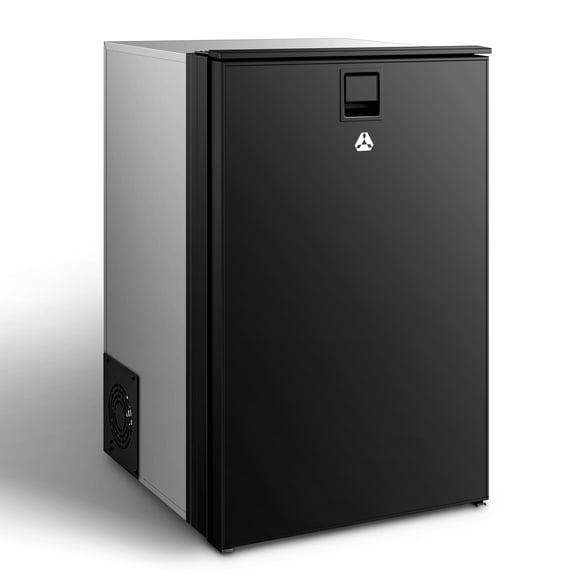 Sunmaki 12v Fridge RV Refrigerator, 116.2Qt(110L) Portable Car Refrigerator Dual Zone Cooling & Freezing, for Bedroom, Truck, Office, Outdoor, Black