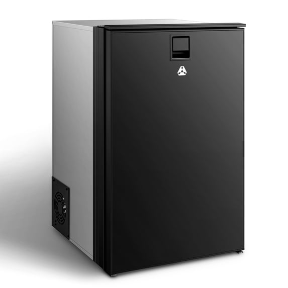 Sunmaki 12v Fridge RV Refrigerator, 116.2Qt(110L) Portable Car Refrigerator Dual Zone Cooling & Freezing, for Bedroom, Truck, Office, Outdoor, Black