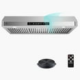 thumbnail image 1 of Sunmaki 36 inch Range Hood Under Cabinet 750CFM CFM with 4-Speed Gesture Sensing & Touch Control, Stainless Steel Kitchen Stove Vent Hoods with 2 LED Lights, Time Setting, 1 of 7