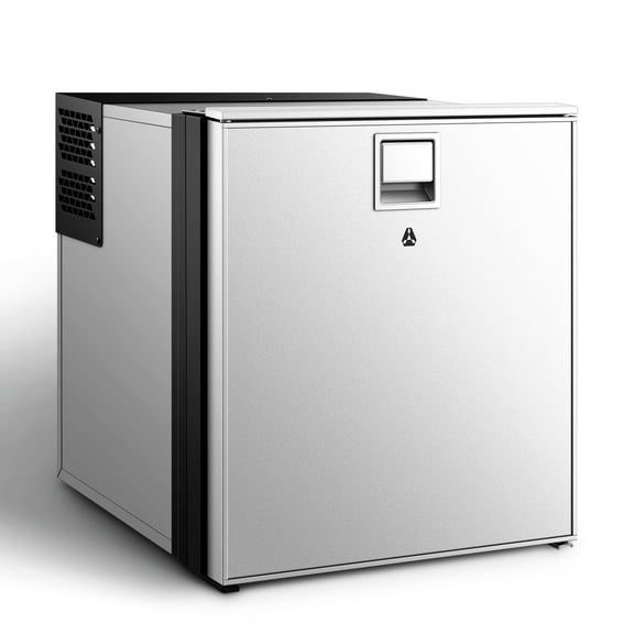 Sunmaki Portable 63.4Qt RV Refrigerator 12V, Mini Portable Car Fridge Cooler Energy Efficient, Anti-Shock&Shake Compact for Road Trips, Camping, and Travel, Silver