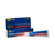 Sunmark Hydrocortisone Cream, Maximum Strength Itch Rash Relief, 1 oz Tube, 1 Count