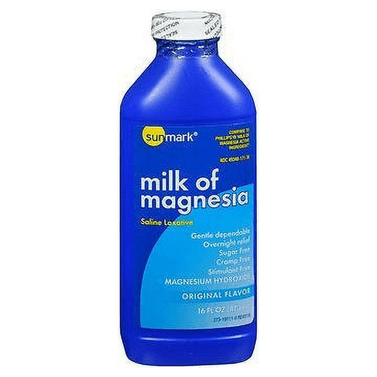 Sunmark Milk Of Magnesia Original Flavor 16 Oz