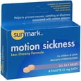 thumbnail image 1 of Sunmark Motion Sickness Tablets Less Drowsy Formula - 8 ct, 1 of 1
