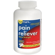 Sunmark Pain Reliever Caplets, 500 mg, 500 Count