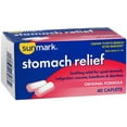 thumbnail image 1 of Sunmark Stomach Relief Caplets, 40 Count, 1 of 4