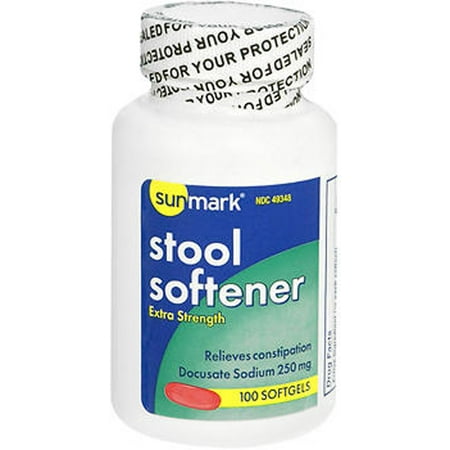 Sunmark Stool Softener Softgels Extra Strength - 100 Caplets