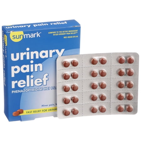 Sunmark Urinary Pain Relief Tablets, 95 mg, 30 Count