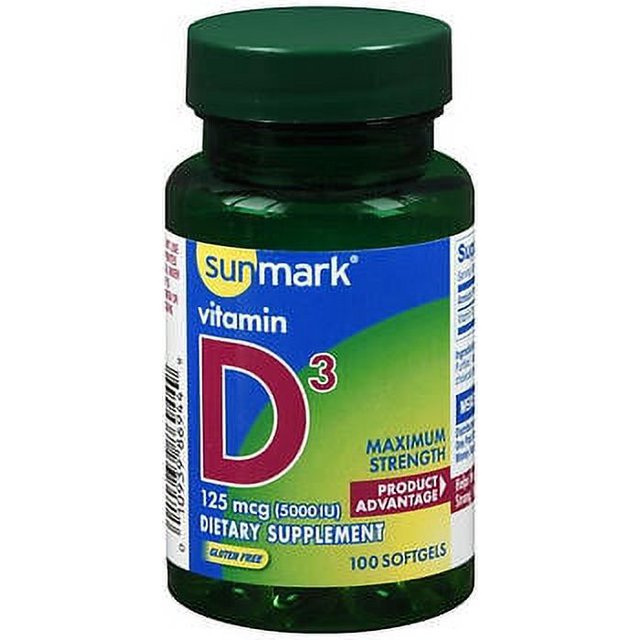 Sunmark Vitamin D3 Maximum Strength Tablets 100 ct