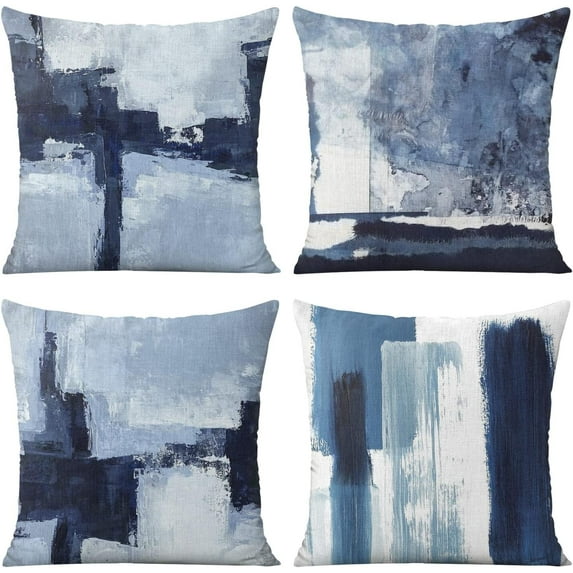 Sunmdecor Blue Teal Pillow Covers,Outdoor Teal Throw Pillow Covers,Teal Pillows Decorative Throw Pillows,Azul Cojines Decorativos para Sala(18"x18")\u2026