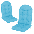 thumbnail image 1 of Sunmthink Adirondack Chair Cushion Set of 2, 4 Inch Thickness Waterproof UV-Protected Outdoor Patio Cushions, Sky Blue, 1 of 7