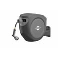 thumbnail image 1 of Sunneday 100ft Retractable Hose Reel 5/8 | Automatic Retractable Hose Reel w/Wall Mount | Easy to Assemble Water Hose Reel w/Flexible Swivel Mount | Retractable Garden Hose Reel (100ft.Black/Gray), 1 of 7