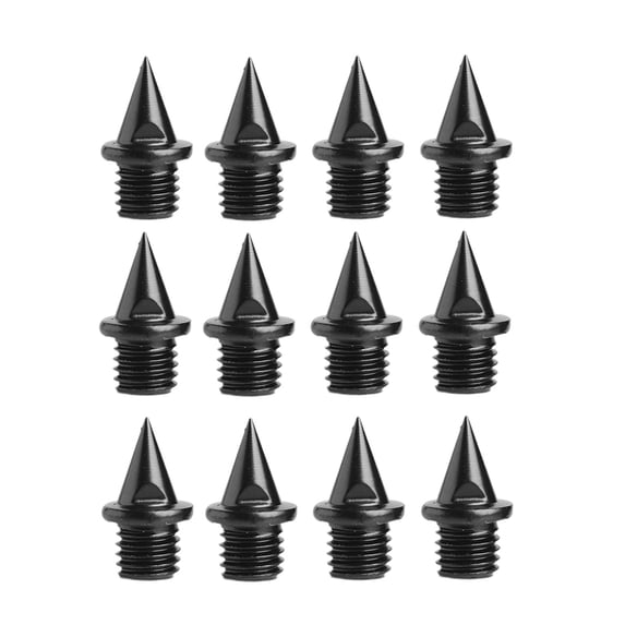 SunniMix 12 Pieces Replacement Spikes for Track Shoes for Short Running Sprint Sports Black