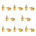 thumbnail image 1 of SunniMix 16 Pieces Replacement Spikes for Track Shoes 7 mm for Short Distance Running Gold Sharp Nails, 1 of 8