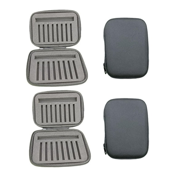 SunniMix 2 Pieces s Storage Bag Storage Box EVA Liner Spinnerbaits Wallet for