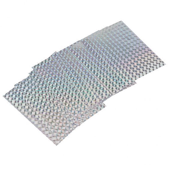 SunniMix 2x10x Film Flash Artificial Scale Skin Lures Sticker Fly Tying Materials 070 2 Pcs