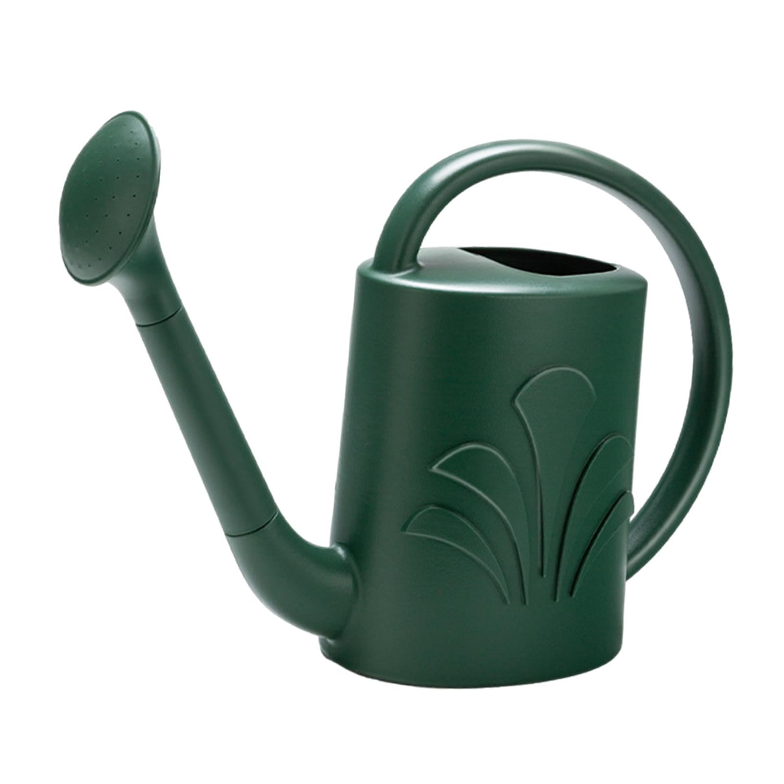 SunniMix 4L Garden Watering Can Backyard with Sprinkler Head Home Plants Watering Pot Dark Green