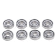 thumbnail image 1 of SunniMix 4x8 Pieces Pro Skateboard Bearings Carbon Steel 4 Pcs, 1 of 8