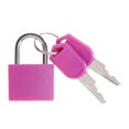 thumbnail image 1 of SunniMix 4xMini Steel Padlock Suitcase Daily Travel Padlock with 2 Keys Pink 4 Pcs, 1 of 8
