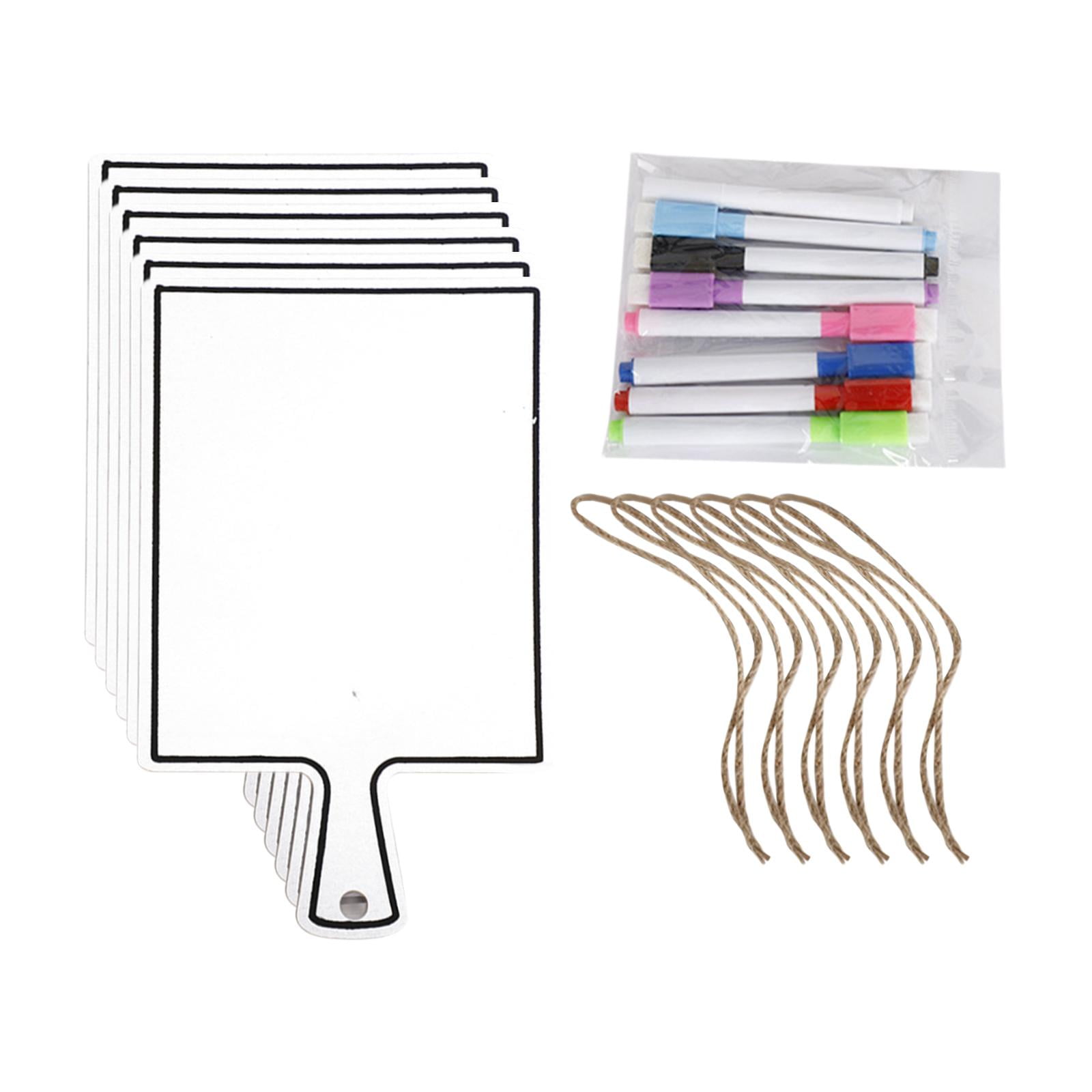 SunniMix 6 Pieces Answer Board Writing with Markers for Wedding Office ...