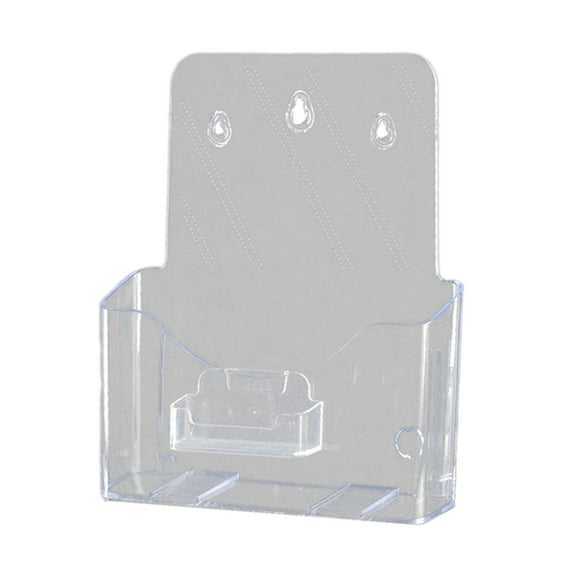 SunniMix Acrylic Business Card Display Stand, Brochure Holder, Brochure Counter Organizer A4 1 Tier