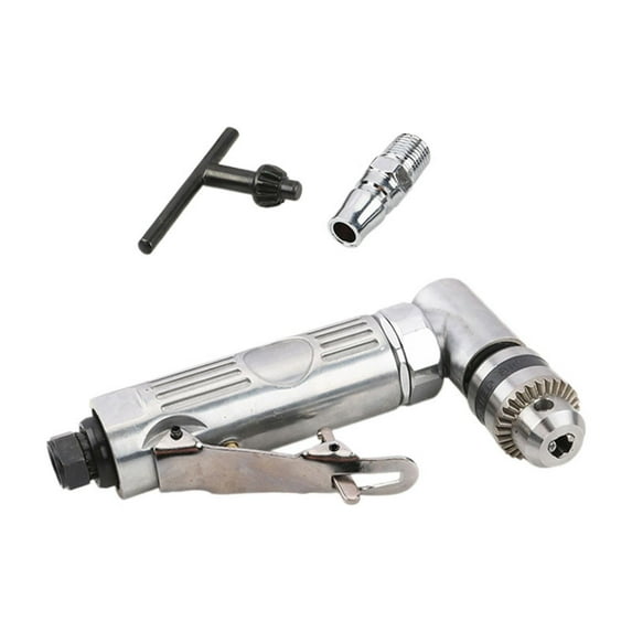 SunniMix Air Drill Alloy Pneumatic Right Angle Drill for Home Improvement Auto Repair