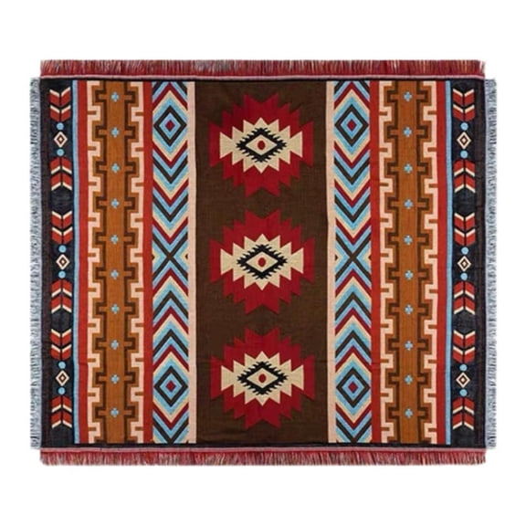 SunniMix Bohemian Blanket Portable Gift Decoration Picnic Blanket for Beach 90cmx150cm
