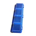 thumbnail image 1 of SunniMix Components Screws Organizer Storage Bin Divided Container 31x11.5x6.5cm Opening Blue, 1 of 8