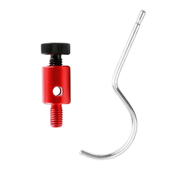 SunniMix Corner Pole Holder Rod Holder 8mm Interface Universal Bracket Rotatable A