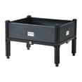 SunniMix Elevate Planter Box with Legs Deck Gardening Fruits Flower