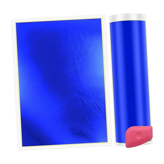 SunniMix Engraving Marking Paper Durable Color Paper for Ceramics Cutting Metal blue