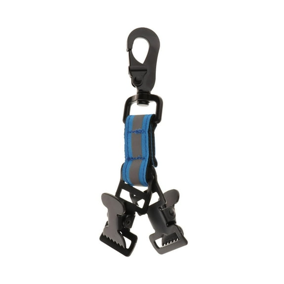 SunniMix Firefighter Glove Strap Tool Turnout Gear for Welding Gloves Portable for First Responder Reflective Firefighter Blue