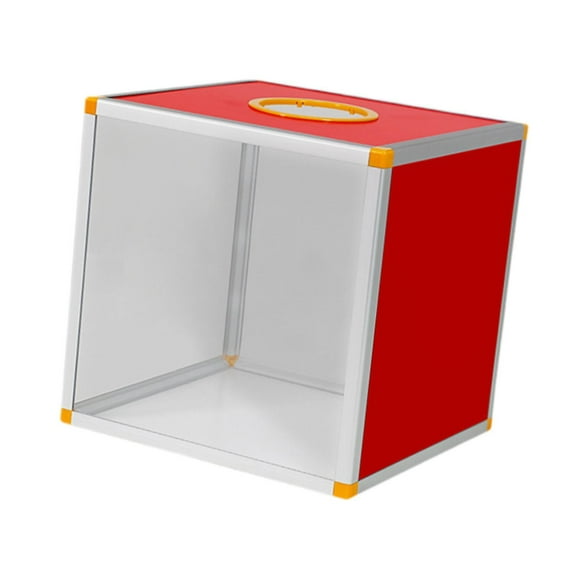 SunniMix Lucky Collection Box Raffle Case for Annual Meeting Business Voting 40x40x40cm