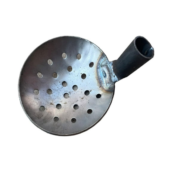 SunniMix Manure Spoon Metal Cleaning Spoon Sewer Spoon for Sewage Wells Garden Drains 20cm Steel