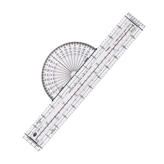 SunniMix Plotter Aviation Slide Ruler Clear Air Navigation for Planning Routes