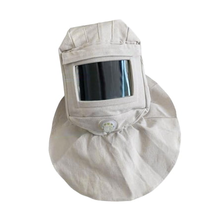 SunniMix Sandblasting Hood Cap Canvas Accessories Cloak Simple to Protection